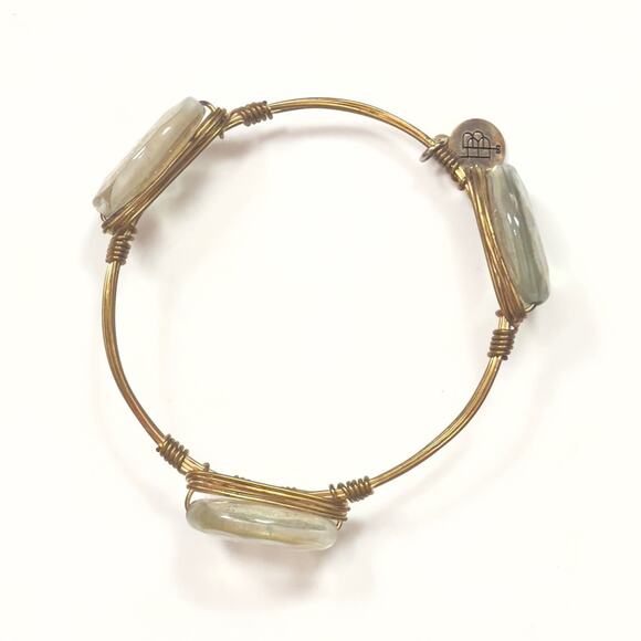 Bourbon and Boweties Stone Bangle - Picture 4 of 7